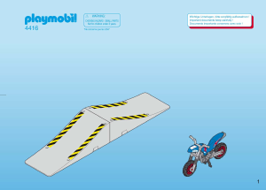 Mode d’emploi Playmobil set 4416 Sports Pilote de motocross