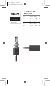 Manual Philips 11972UEX2 Ultinon Essential Car Headlight