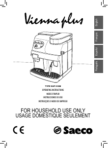 Manual Saeco RI9737 Vienna Plus Máquina de café expresso