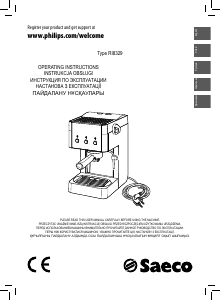 Посібник Saeco RI8329 Еспресо-машина