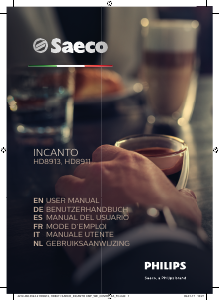 Handleiding Saeco HD8913 Incanto Espresso-apparaat
