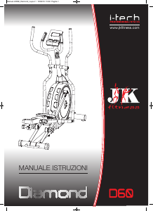 Manuale JK Fitness D60 Diamond Cyclette