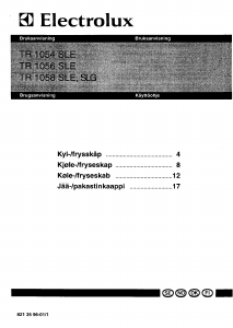 Brugsanvisning Electrolux TR1058SLG Køle-fryseskab