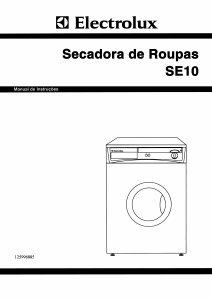 Manual Electrolux SE10 Máquina de secar roupa