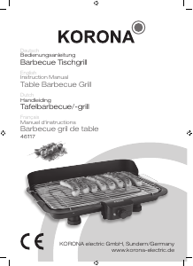Manual Korona 46117 Table Grill