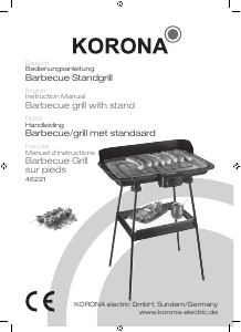 Bedienungsanleitung Korona 46221 Barbecue