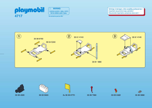 Handleiding Playmobil set 4717 Sports Voetbalspel uitbreidingsset