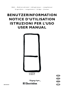 Bedienungsanleitung Electrolux IK2700ZRE Kühl-gefrierkombination