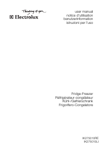 Manuale Electrolux IK275010RE Frigorifero-congelatore