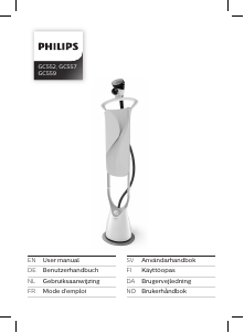 Bruksanvisning Philips GC552 Handhållen steamer