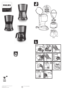 Bedienungsanleitung Philips HD7470 Kaffeemaschine