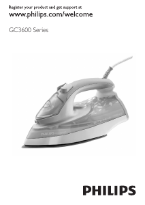 Manual Philips GC3661 Iron