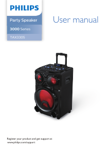 Manual Philips TAX3305 Speaker