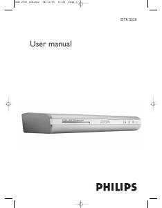 Manual Philips DTR2520 Digital Receiver