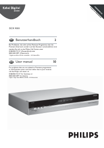 Bedienungsanleitung Philips DCR9000 Digital-receiver