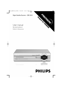 Kullanım kılavuzu Philips DSR2010 (Premiere) Sayısal almaç
