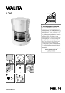 Manual Walita RI7460 Máquina de café