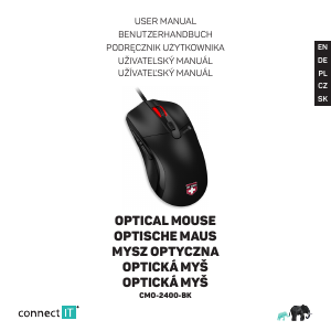 Manual Connect IT CMO-2400-BK Mouse