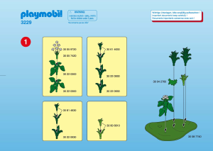 Manual de uso Playmobil set 3229 Zoo Hábitat del cocodrilo