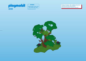 Manual de uso Playmobil set 3238 Zoo Monos