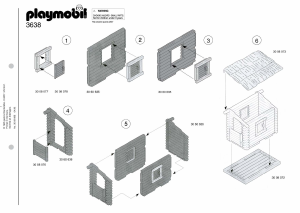 Manuale Playmobil set 3638 Zoo Area animali domestici