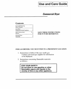 Manual GE DDC4407AAL Dryer