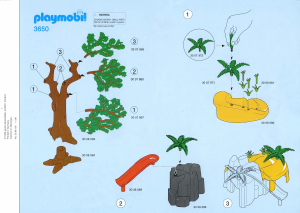 Bruksanvisning Playmobil set 3650 Zoo Bassäng för sjölejon