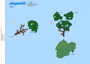 Mode d’emploi Playmobil set 3893 Zoo Kangourous et gardien