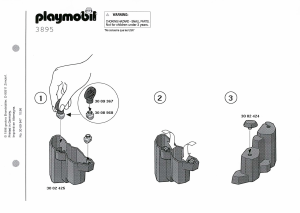 Brugsanvisning Playmobil set 3895 Zoo Løver og grib