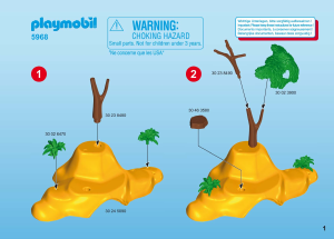 Manuale Playmobil set 5968 Zoo Zoo