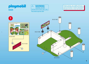 Manual de uso Playmobil set 6425 Zoo Estación de cuidados de animales