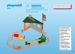 Handleiding Playmobil set 6635 Zoo Grote kinderboerderij