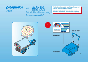 Mode d’emploi Playmobil set 7492 Zoo Marchand de glaces