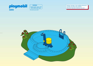 Manual de uso Playmobil set 3205 Modern House Piscina