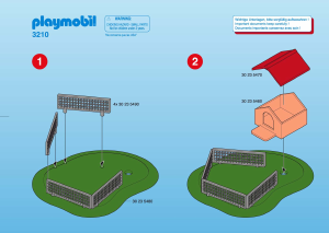 Manual de uso Playmobil set 3210 Modern House Niños con animales