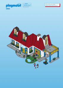 Brugsanvisning Playmobil set 3965 Modern House Hus