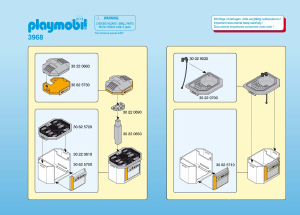 사용 설명서 Playmobil set 3968 Modern House 부엌