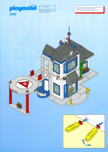 Manuale Playmobil set 3988 Modern House Casa in citta