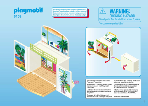 Manuale Playmobil set 6159 Modern House Scrigno famiglia mare