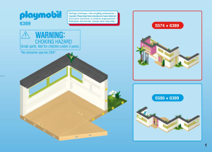 Brugsanvisning Playmobil set 6389 Modern House Udvidelse til den moderne luksusvilla