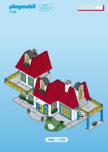 Manuale Playmobil set 7336 Modern House Aggiunta casa 1