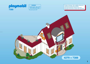 Manuale Playmobil set 7388 Modern House Ampliamento d'angolo per la casa