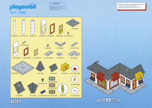 Manual de uso Playmobil set 7414 Modern House Extensión para mansión 2