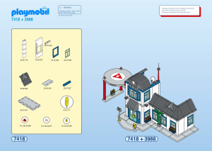 Manuale Playmobil set 7418 Modern House Aggiunta per casa città 5