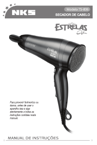 Manual NKS TS-836 Estrelas Secador de cabelo