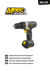 Manual Meec Tools 060-201 Drill-Driver