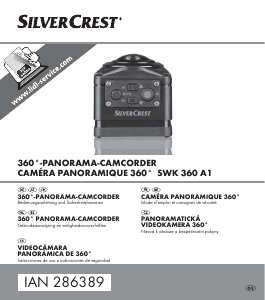Manuál SilverCrest IAN 286389 Akční kamera