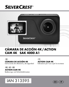 Manual de uso SilverCrest IAN 313595 Action cam