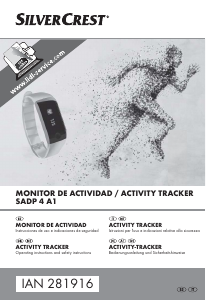 Manuale SilverCrest IAN 281916 Tracker di attività