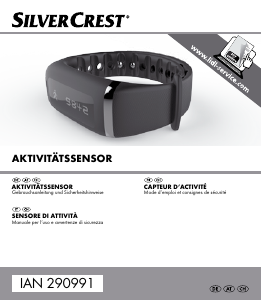 Manuale SilverCrest IAN 290991 Tracker di attività